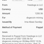 Payment from freedoge.io